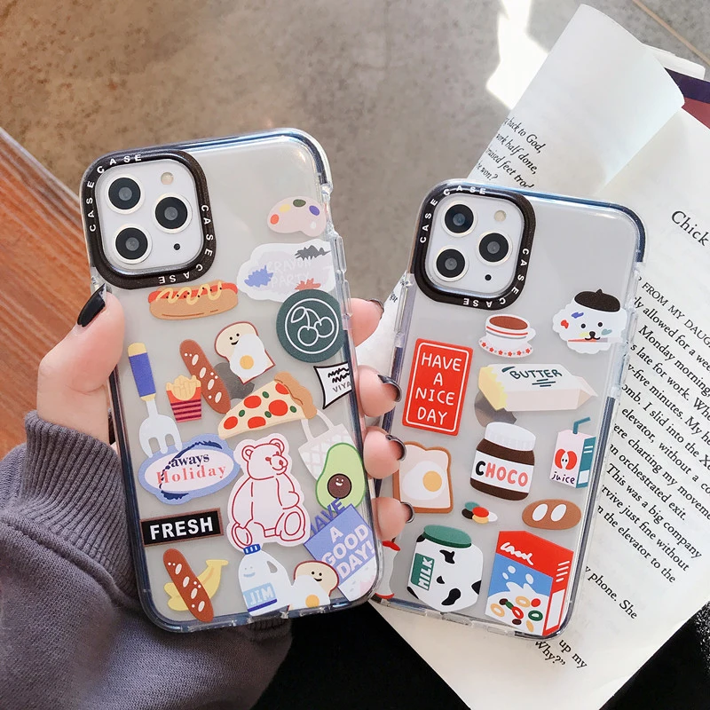 3D Прекрасный мультфильм молоко медведь прозрачные чехлы для iPhone X XS XR 11 Pro Max 7 8 Plus