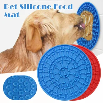 

Feeding Lick Dog Feeding Pad Silicone Pet Mat Slow Food Sucker Lick Pad DC112