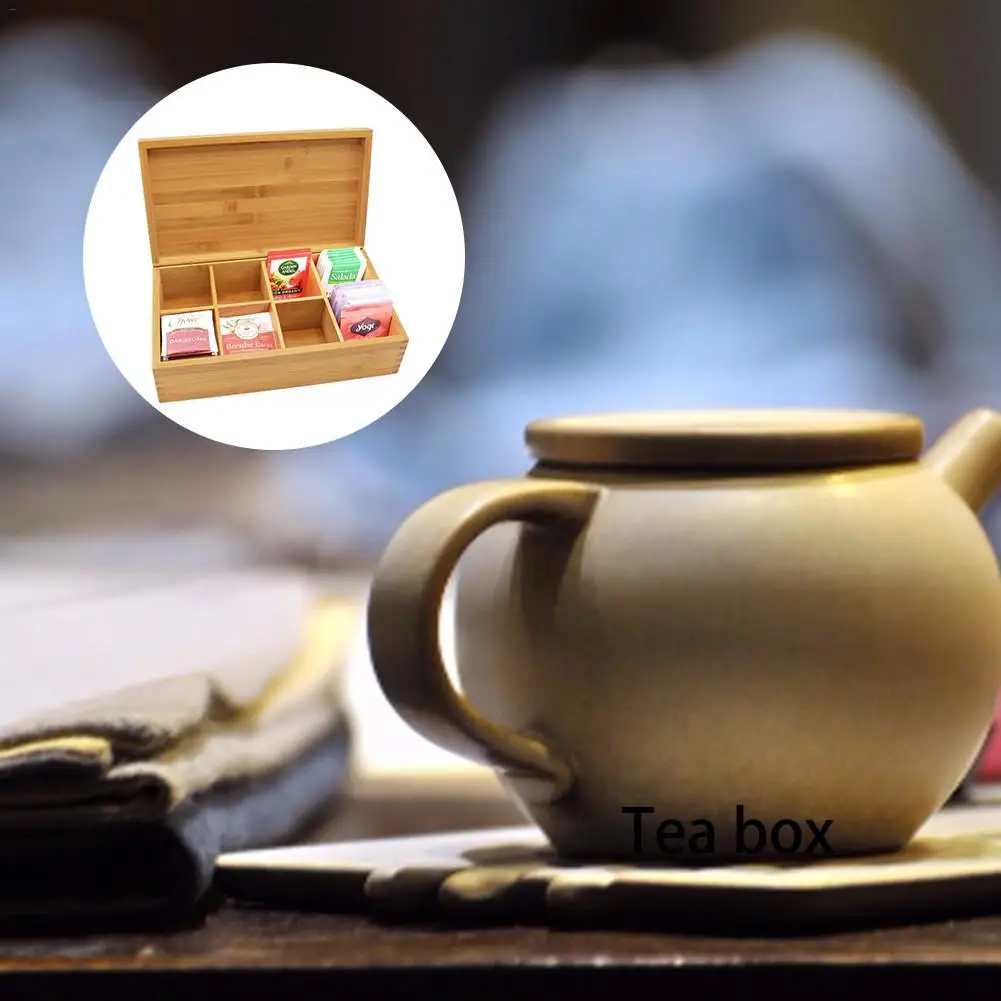 Деревянная коробка для чая, кофе, конфет, органайзер, 8 сеток, контейнер для хранения ювелирных изделий, аксессуары, Мультифункциональный деревянный контейнер для чая, Подарочная коробка, винтажная
