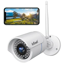 IeGeek – caméra de Surveillance extérieure IP 128G, dispositif de sécurité sans fil, étanche IP66, avec Vision nocturne 