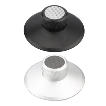 

Aluminum LP Vinyl Record Player Speaker Disc Stabilizer High Balance Reducing Vibration Stable Weight Clamp