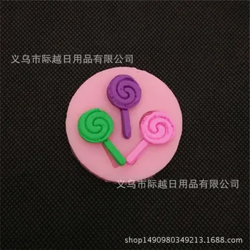 

New Products Lollipop Modeling Liquid Silicone Mold Fondant Cake Baking Tool DIY Chocolate Ice Tray Mould