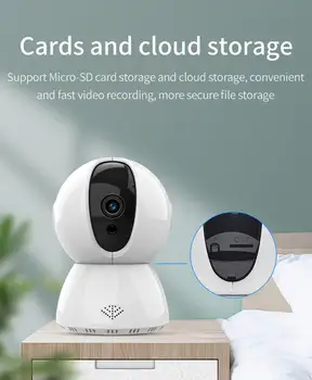 

Small Camera 720P Home Security IP Camera Two Way Audio Wireless Mini Camera Night Vision CCTV WiFi Camera Baby Monitor ICsee