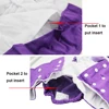 Large Size 3 Row Snaps Reusable Adult Diaper Nappy Cover PUL Waterproof Incontinence Pants Fit Waistline 25.6in to 53.2 Inch 6