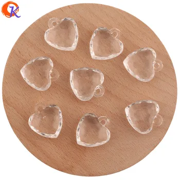 

Cordial Design 20x22mm 250Pcs Acrylic Bead/Jewelry Accessories/Hand Made/DIY Making/Heart Shape/Clear Beads/Earring Findings