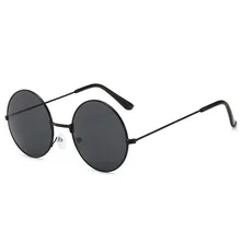 1Pcs Car Driving Retro Vintage Sunglasses Round Metal Sunglasses Men Women Fashion Glasses Driver Goggles Brand Designer