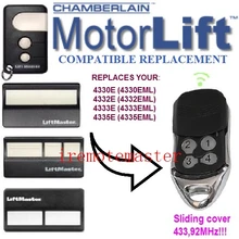 2 шт. моторный подъемник камерный подъемник 4335E 4335EML Замена дистанционного управления гаражные ворота брелок 433 МГц пульт дистанционного управления
