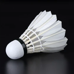 12 Pieces Of Badminton High Quality And Durable Selected Goose Feather Cork Head Long Life Indoor And Outdoor Training Badminton