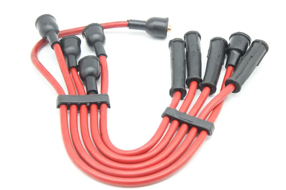 cabos de ignição ajustados do fio da vela de ignição apto para peugeot