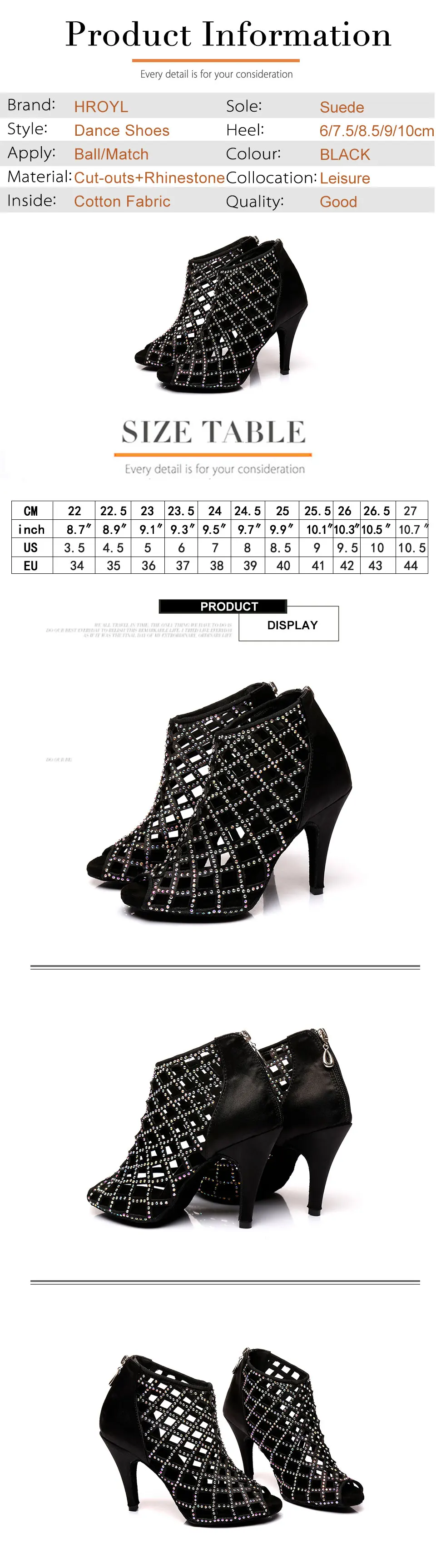 Shoes for Professional Dancing Women Latin Dance Shoes Ladies Ballroom Dance Shoes Girls Tango Salsa Dance 6/7.5/8.5/9/10CM Heel