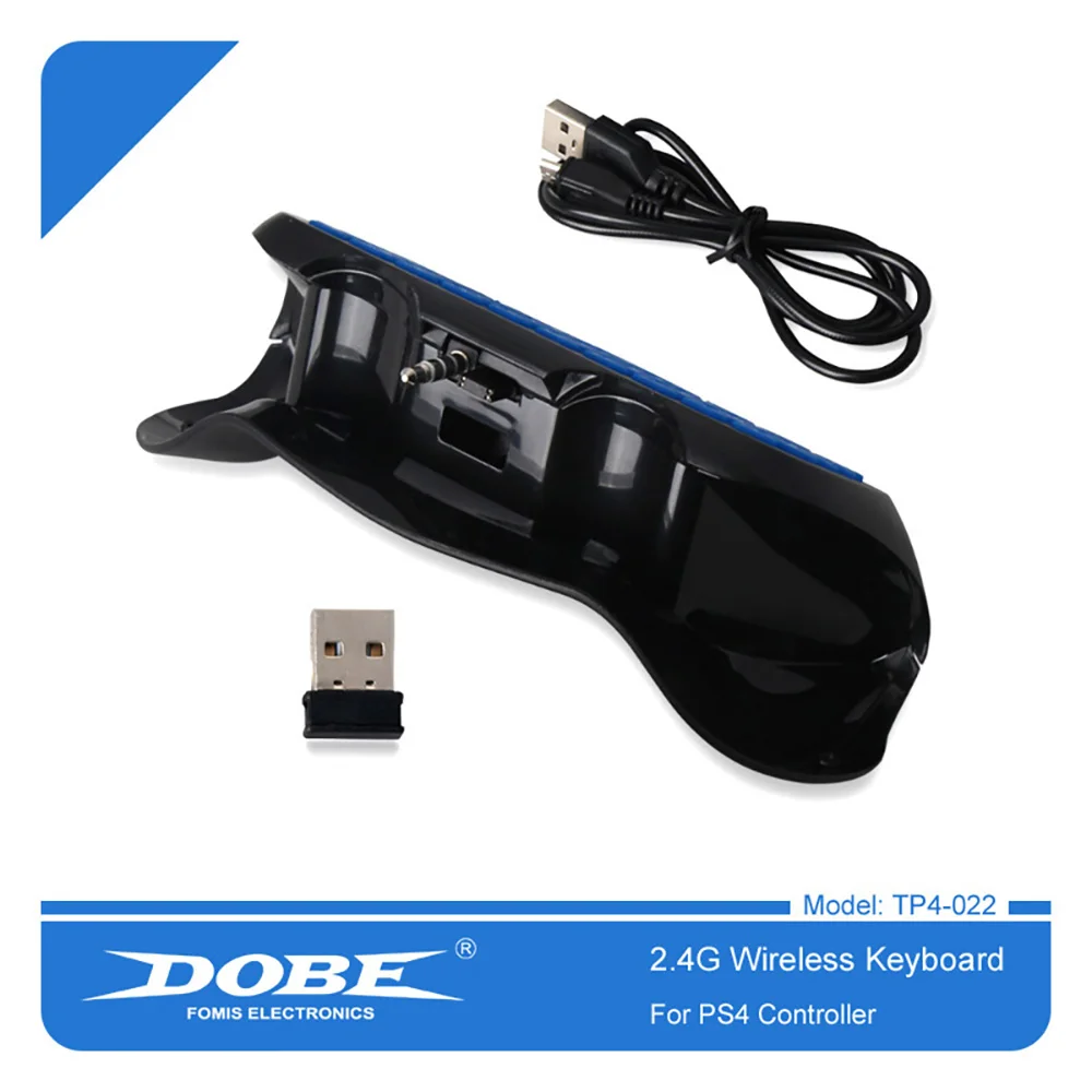 Беспроводная клавиатура контроллер DOBE 2 4G для PS4 Slim Pro геймпад брендовая