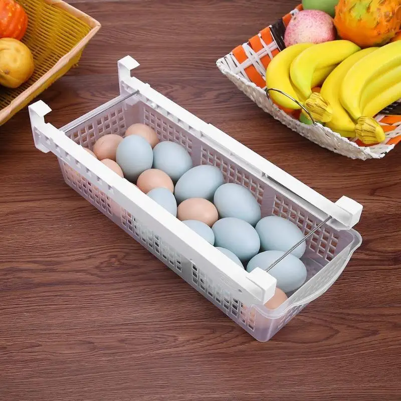Компактный ящик для хранения яиц, ящик для хранения яиц, выдвижной контейнер для хранения пищи, контейнер для хранения свежих продуктов, кухонный Домашний Органайзер