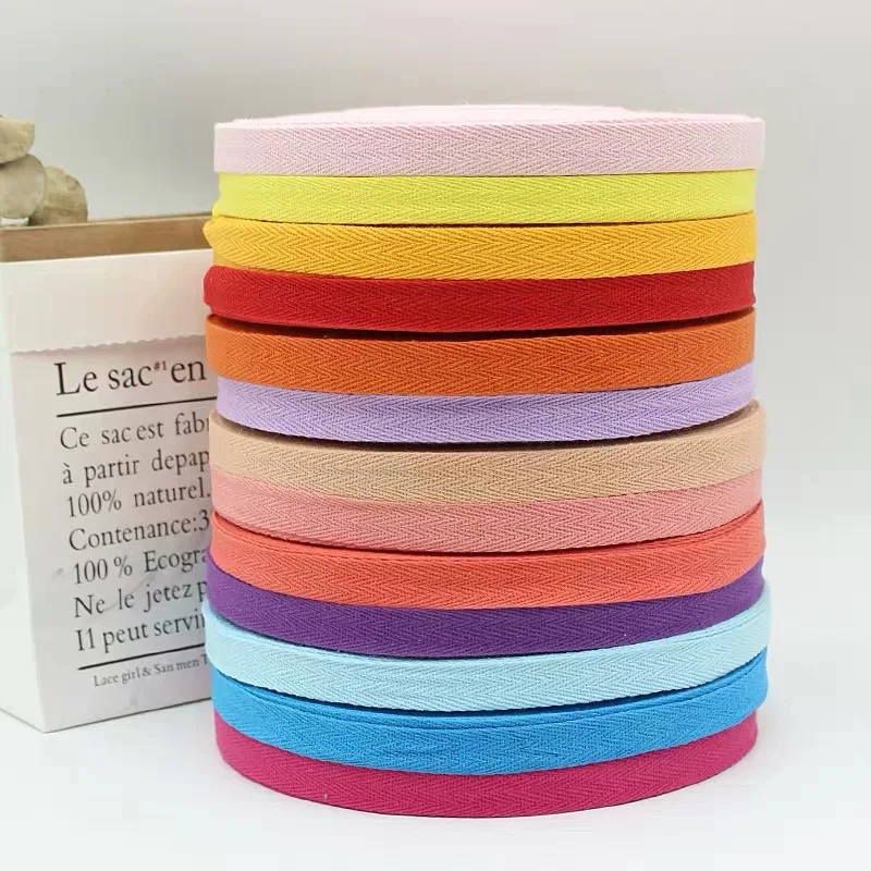 50yard/lot 2cm More 30 Colors Twill Cotton Binding Ribbon bing Tape