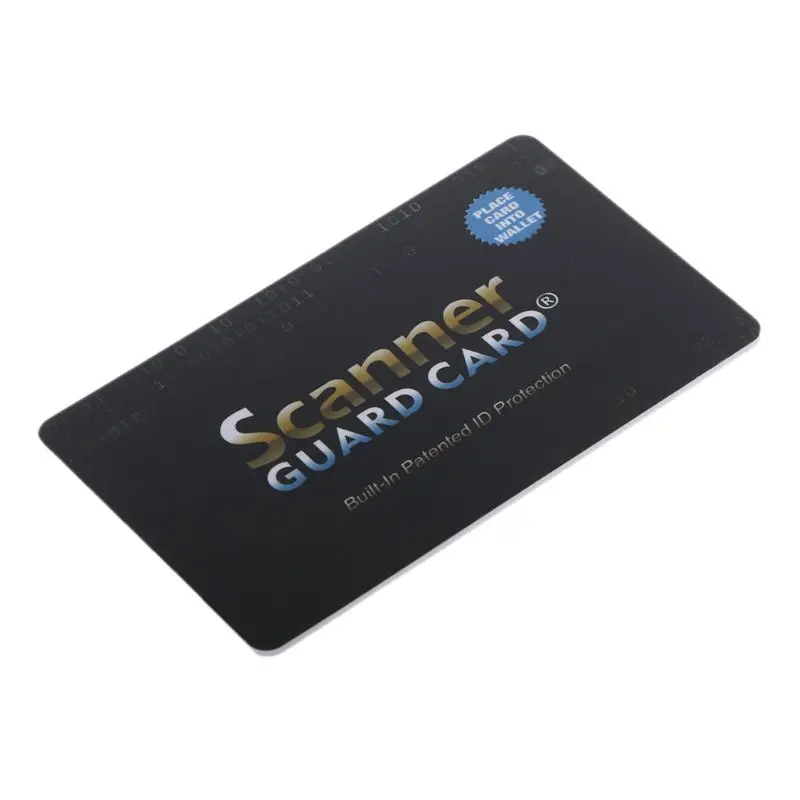 Portable Credit Card Protector RFID Blocking NFC Signals Shield Secure For Passport Case Purse credit card protector