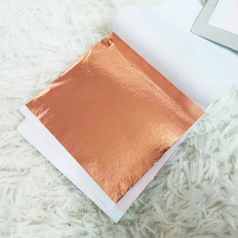 100 штук золотой фольги бумажное Ремесло Украшение DIY дизайн имитирует и