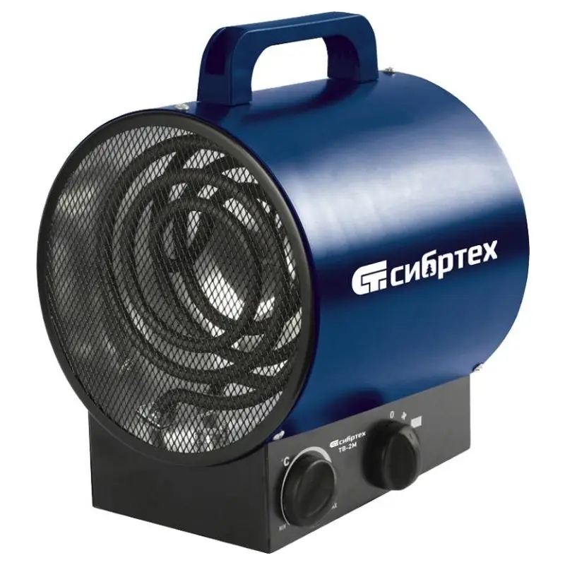 Пушка тепловая электрическая СИБРТЕХ 96436 (2000 Вт; вентилятор; термостат; защита от перегрева)