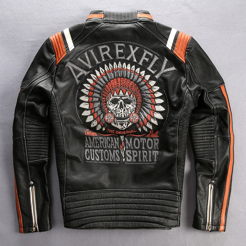 AVIREXFLY-Men-s-Punk-style-Embroidery-skulls-leather-motorcycle-jacket-Vintage-black-genuine-leather-jacket-men (3)
