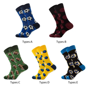 

1pair Mid-calf Length Adult Daily Wear Gift Men Socks Autumn Winter Cozy Soft Anti Slip Sports Series Fashion