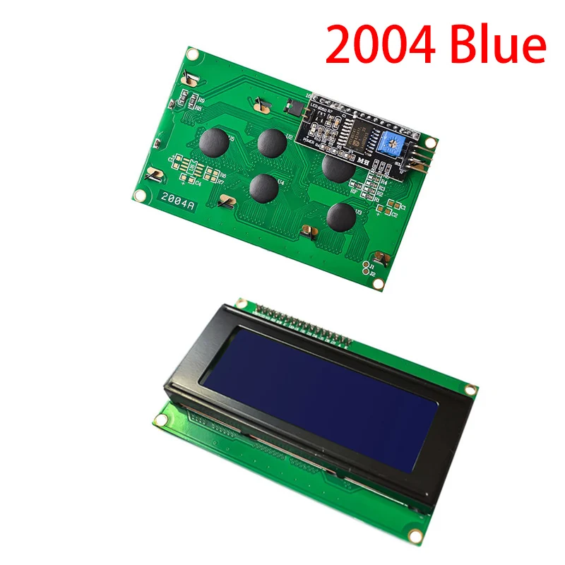 Экран 3D-принтера lcd 1602A 2004 12864 Ramps1.4 IIC/I2C последовательный интерфейс адаптер модуль экран HD44780 символ для arduino - Цвет: 2004 Blue with IIC