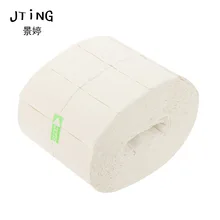 Инструменты для маникюра, хлопок для удаления ногтей, качающиеся рулонные салфетки, 500 шт., одноразовые салфетки, ватные палочки для снятия ногтей