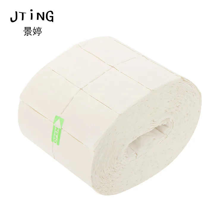 

Manicure Implement Cotton for Nail Removing Tearable Roll Tissue 500 PCs Wipes Disposable Cotton Puff Dismount Nail