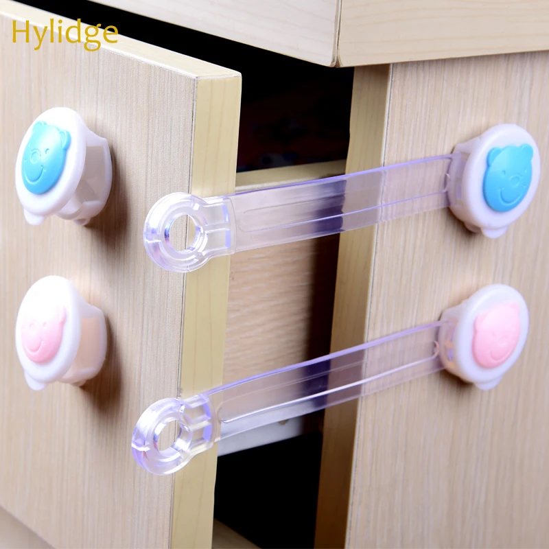 

Hylidge Baby Safety Cabinet Lock Strap Toddler Kids Safety Lock Child Protection Wardrobe Safety Lock Children Proof Blocker