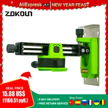 ZOKOUN LB07 staffa da parete a regolazione Fine a livello Laser forte Base magnetica girevole sospesa con Clip regolabile a 360 ° per Laser 3D
