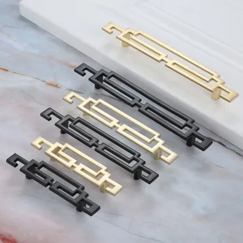 

Dresser Pulls Drawer Furniture Handle Knob Kitchen Cabinet Pulls Door Handles Knobs Cupboard Handle 64/96/128MM Gold/Black