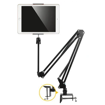 

SOONHUA Phone Stand Cell Phone Holder Stands Clip-On Flexible Long Arms Tablet Mount Bracket Phone Holders For Desk For IPhone