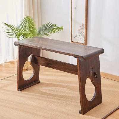 Китайский деревянный стол для фортепиано со складными ножками прямоугольный чайный и кофейный столик из древесины пауловнии традиционная мебель для гостиной - Цвет: table