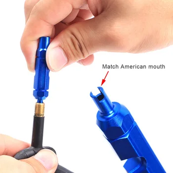 

Bicycle Valve Core Tool Bike Tire Tube Tire Nozzle Extension Rod Disassembly Wrench Tool