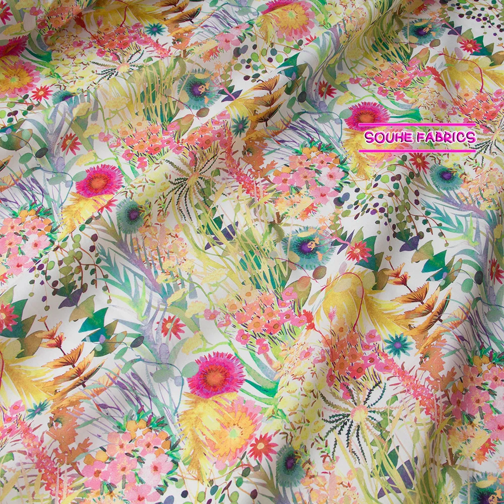 Полметра Liberty ткани Tresco газон ткани одежды