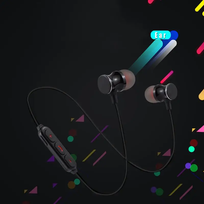 MeterMall беспроводные Bluetooth Мини магнитные наушники-вкладыши бинауральные стерео звук высокое качество шумоподавление наушник