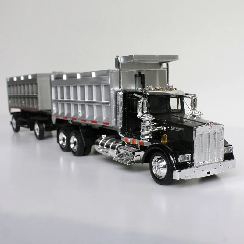 1/43 масштаб Kenworth самосвал Американский длинный головной литой Сплав Классический транспортер модель автомобиля танкер коллекционные подарки детская игрушка