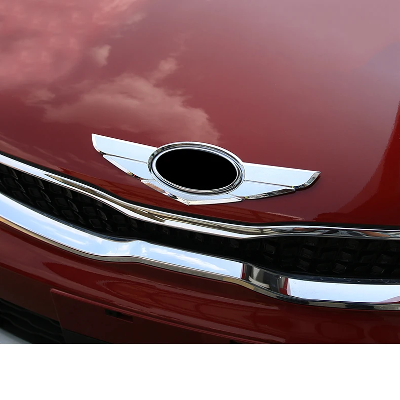 

Lsrtw2017 Abs Car Front Rear Logo Mark Trims Car Styling for Kia Rio X Line Kx Cross Interior Mouldings Accessories