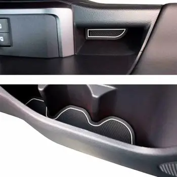 

Green Luminous Auto Cup Holder Cup Door Center Accessories 1 set High Quality