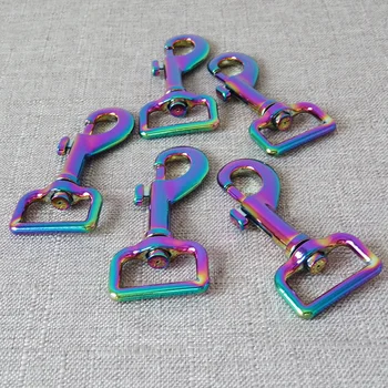 

10Pcs 25mm Webbing Metal Lobster Clasp Belt Buckle DIY Bag Dog Leash Leads Strap Clip Sewing Accessory Strong Hardware Snap Hook