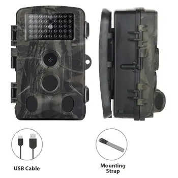 

HC802A 16MP Wildlife Hunting Trail Camera 1080P Photo Trap Infrared Hunting Cameras Wireless Waterproof 0.3second Trigger