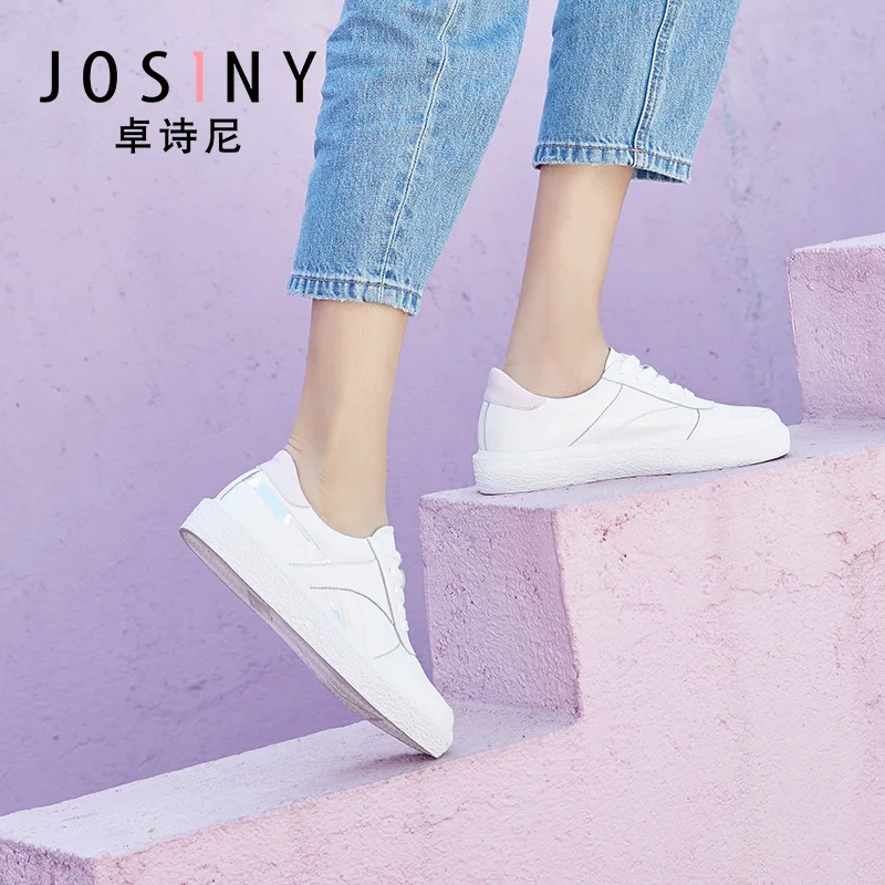Josiny/кроссовки Тонкие туфли Женская спортивная обувь повседневная на плоской