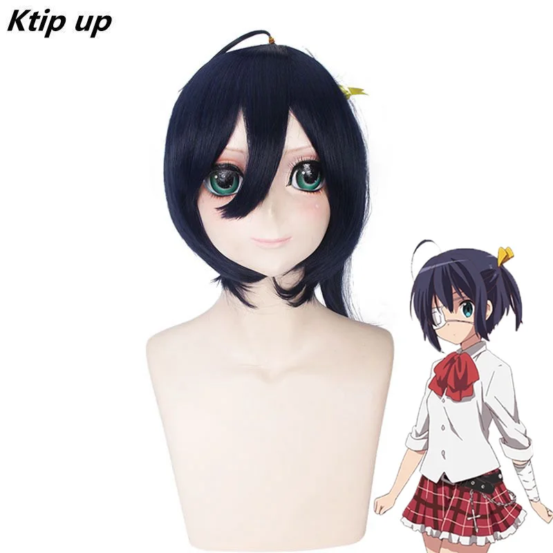 

Ktip Up Anime Chuunibyou Demo Koi ga Shitai! Cosplay Wig Takanashi Rikka Synthetic Hair wig Love Chunibyo Other Delusions! Wigs
