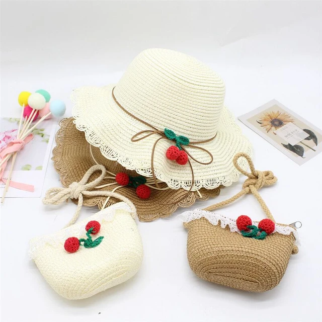 girls straw hats to decorate