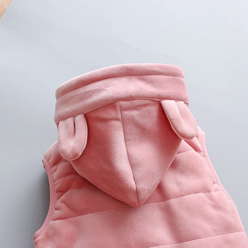 Комплекты одежды для маленьких девочек г. Зимняя детская бархатная одежда рубашка с длинными рукавами+ брюки+ куртка, 3 предмета, одежда для детей