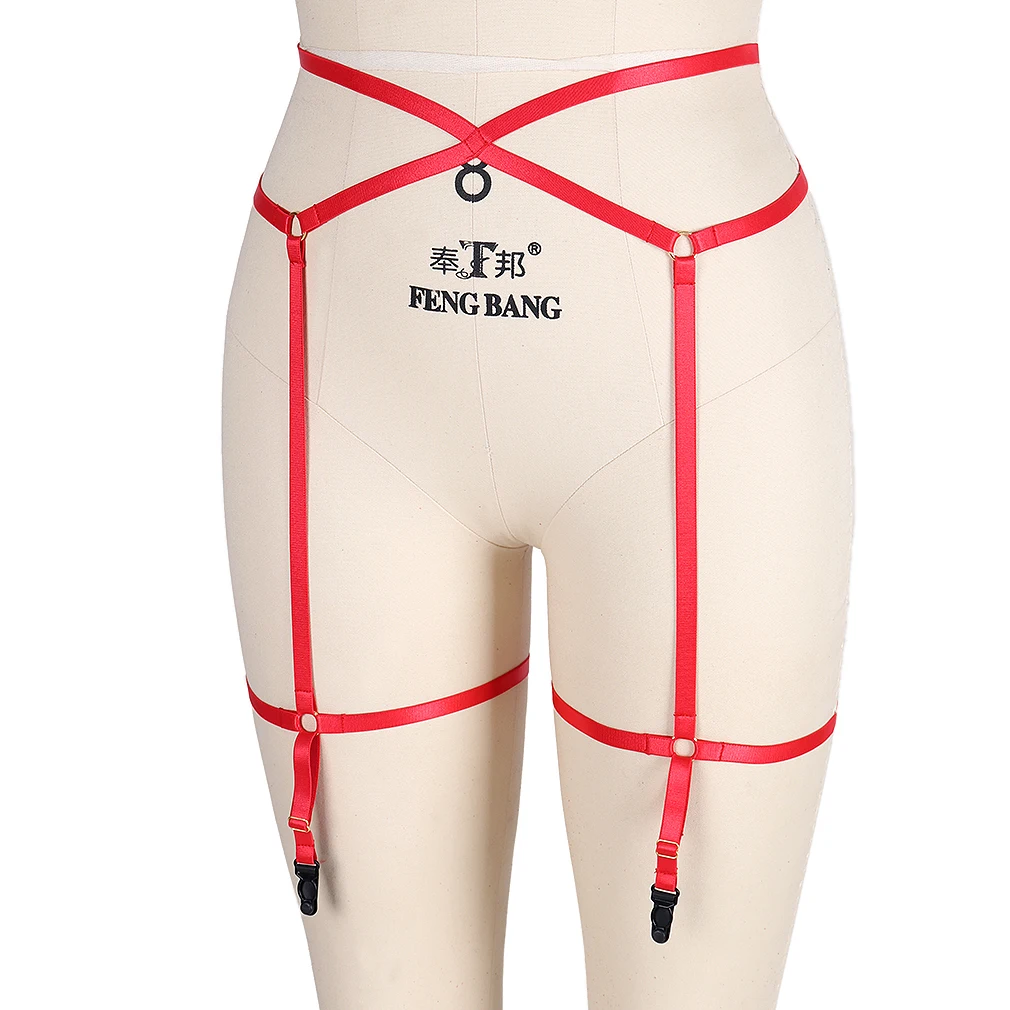Hot Woman Sexy Polyester Leg Ring Garter Close Skin Breathable Midnight Bar Carnival Stripper Attractive Garter Belt