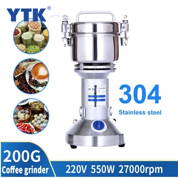 

220V 30000r / min 200G Chinese Herbal Medicine Coffee Grinder Pulverizer Superfine Powder Grinder Household Electric Grinder