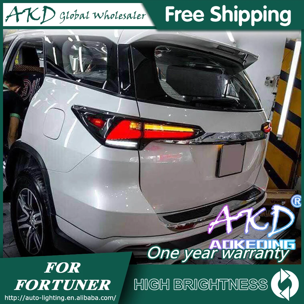Задний фонарь для автомобиля Toyota Fortuner 2016 2020 светодиодный противотуманный