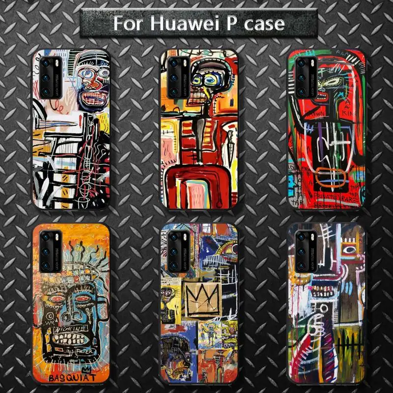 Чехол для телефона с изображением граффити Джинса Мишеля Basquiat huawei P40 pro lite P8 P9 P10 P20