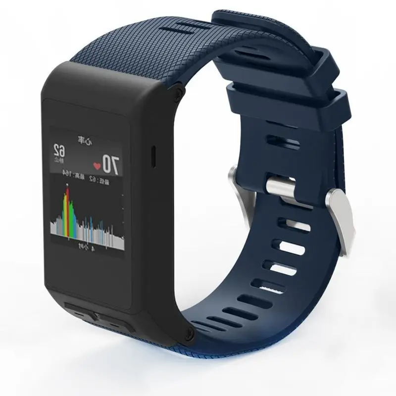 Модный спортивный силиконовый ремешок Ремешок для Garmin Vivoactive HR (синий) | Наручные