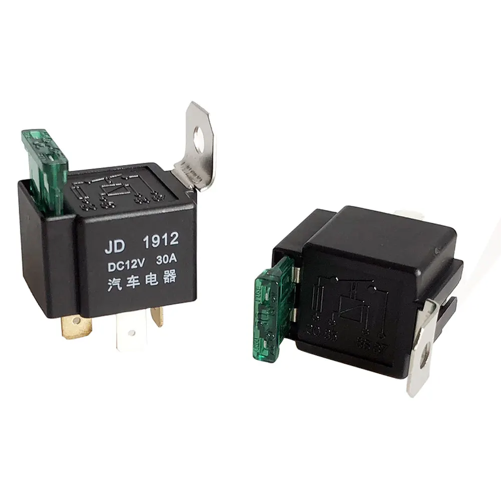 12V со встроенной розеткой слитные на включения/выключения автомобильный держатель реле предохранители аксессуар электронный 30A 4-контактный разъем