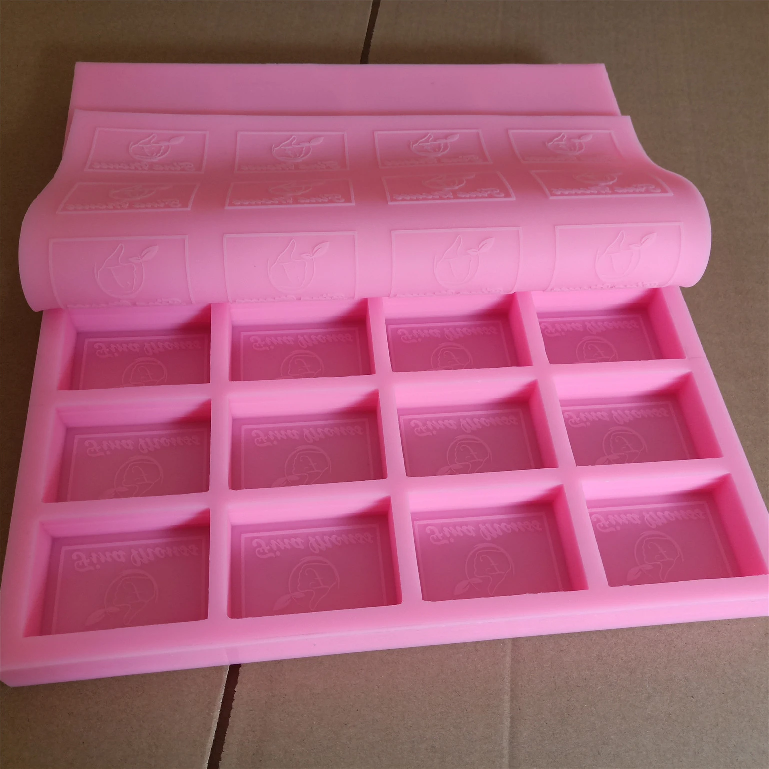 Custom Soap Making Molds Silicone With Lids Both Soap Sides With