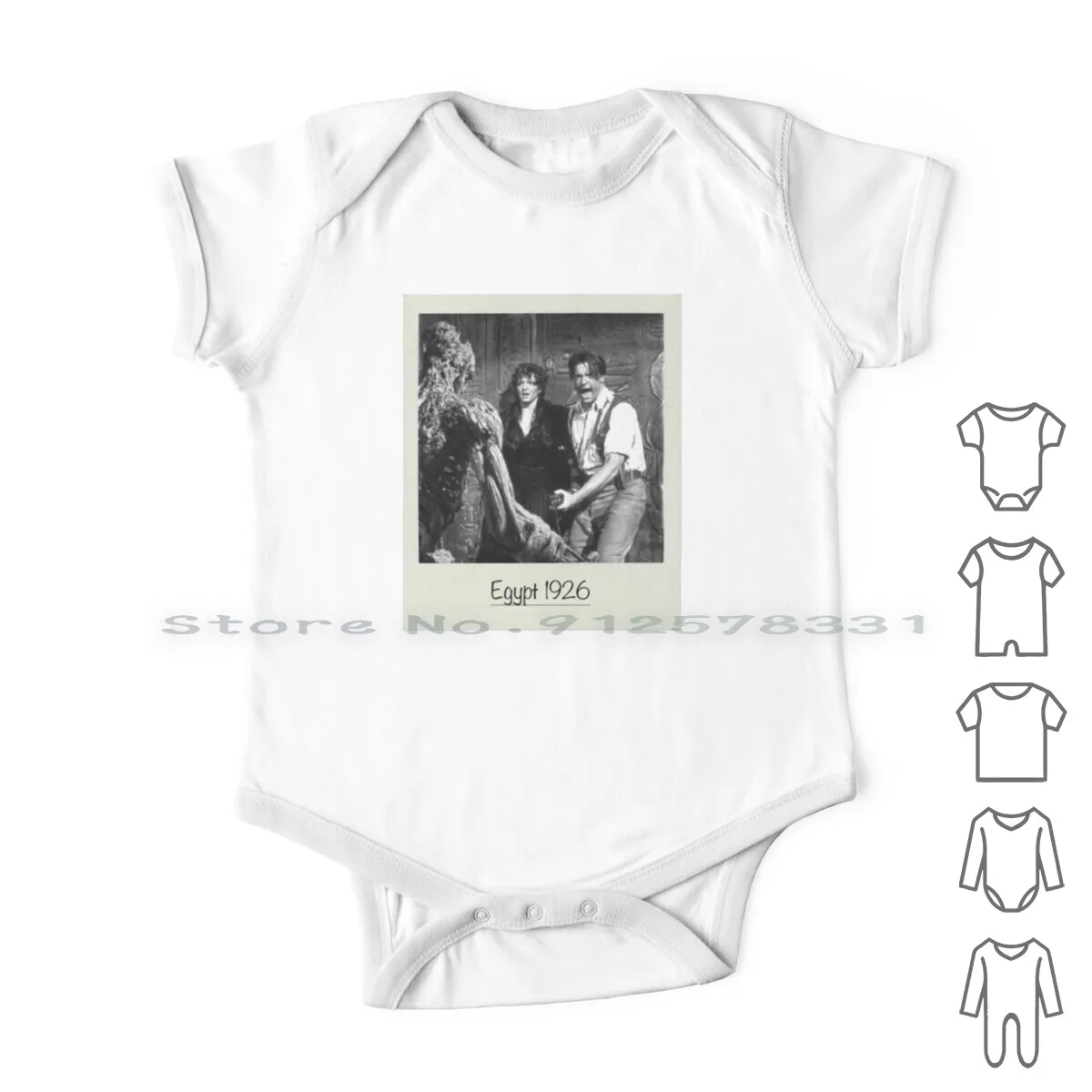 

The Mummy Polaroid Newborn Baby Clothes Rompers Cotton Jumpsuits The Mummy Polaroid Infant Long Sleeve Sleeveless One-Piece